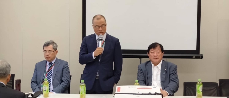 **國會眾議院拜會理事長致詞