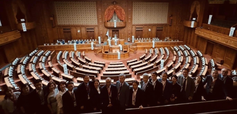 **拜會日本國會眾議院大合照