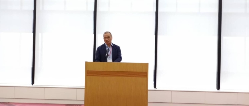 **拜會長大株式會社協會葉理事長致詞
